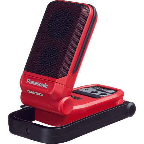 Panasonic Construction Use Rechargeable Wireless Speaker with USB Port Red EZ37C5-R 1 pc