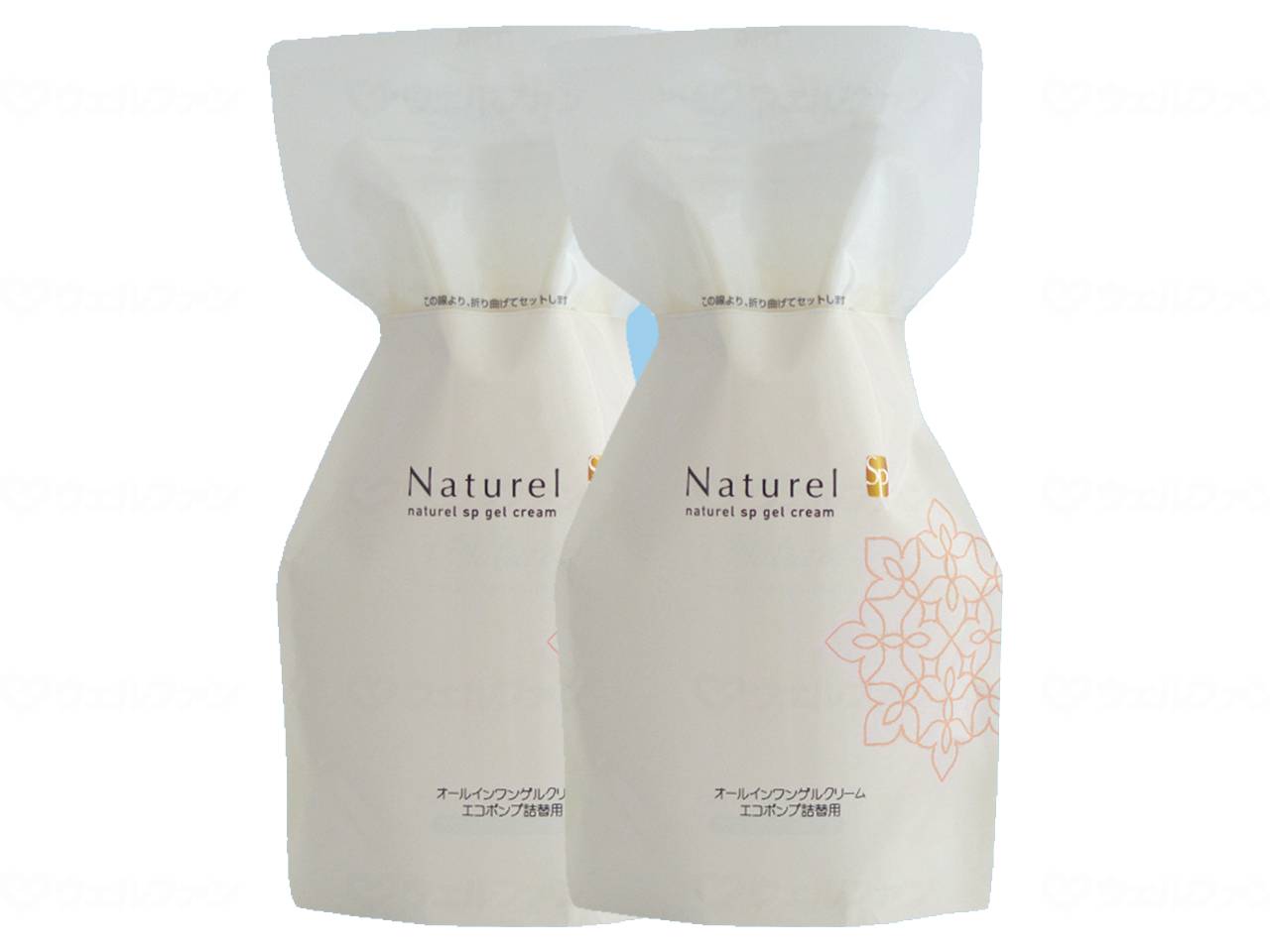 Japan Health Beauty Development Naturel SP Gel Cream PLUS Eco Twin Set 550g + 550g
