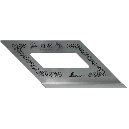 Shinwa Stop-type ruler with wide base 62162 1 pc