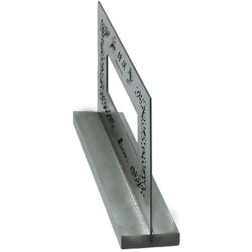 Shinwa Stop-type ruler with wide base 62162 1 pc