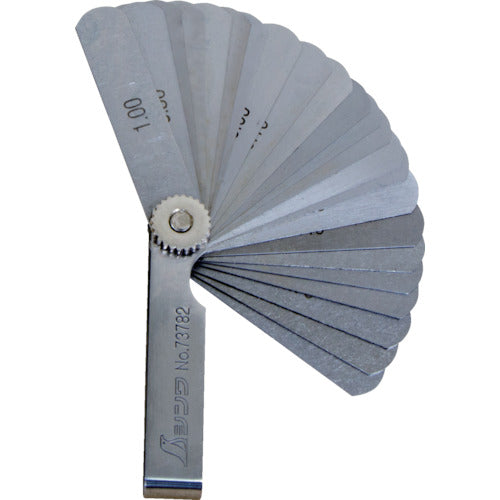 Shinwa Thickness Gauge D 65mm 25-piece set 73782 1 piece
