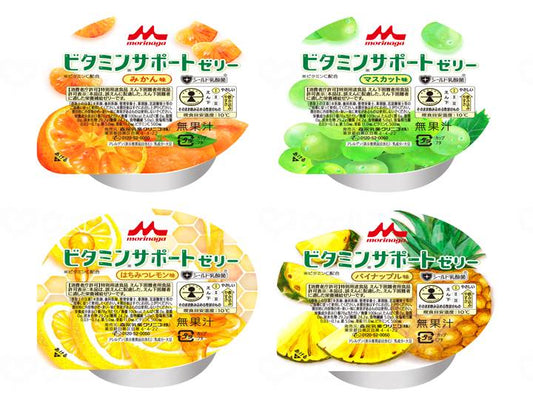 森永乳業クリニコﾋﾞﾀﾐﾝｻﾎﾟｰﾄｾﾞﾘｰ　 いろいろｾｯﾄ 78ｇＸ24