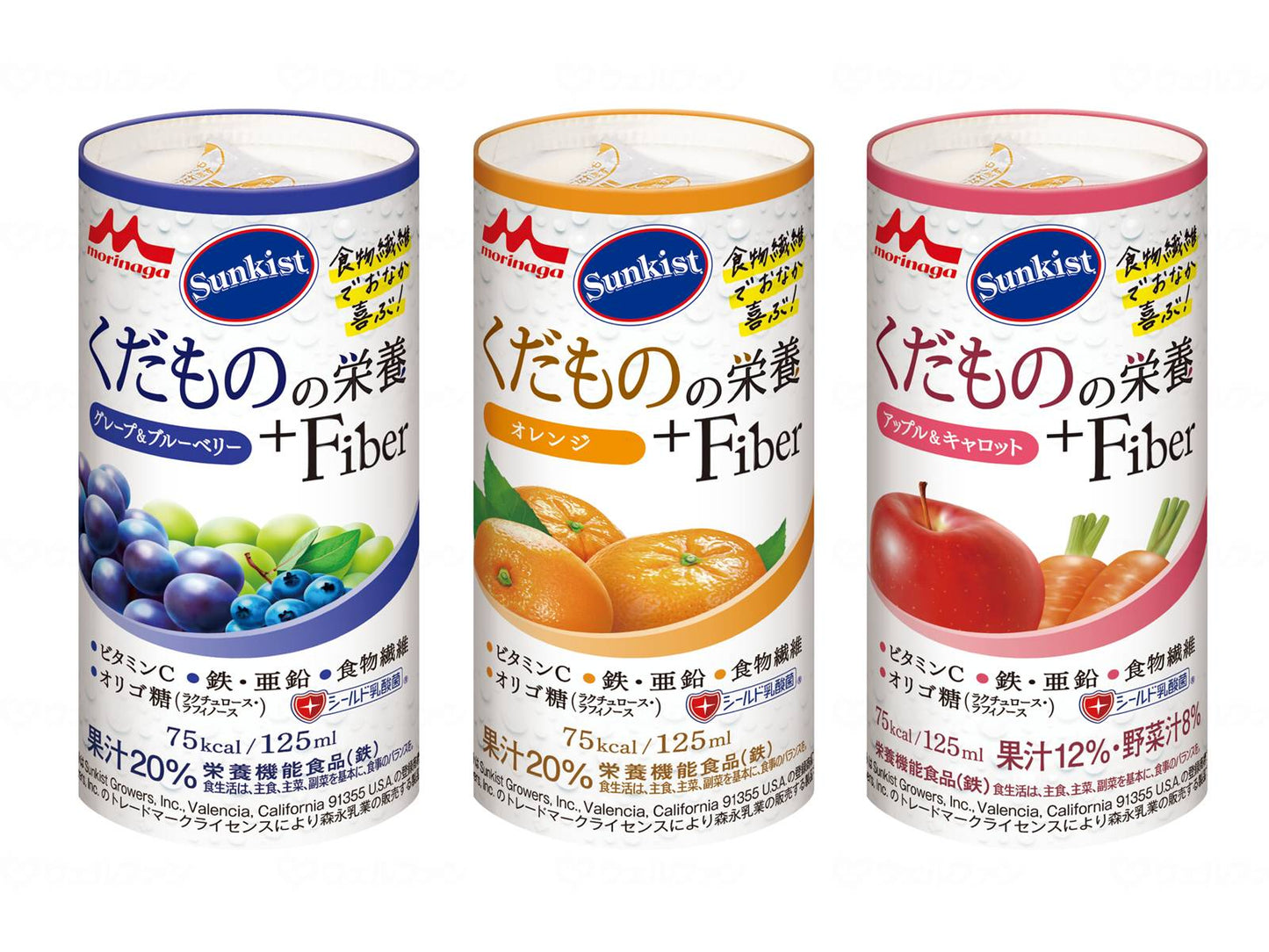 Morinaga Milk Industry Clinico Sunkist Fruit Nutrition + Fiber Case Various Set