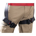 TSUYORON Kurokage Harness with Single Lanyard, Retractable Nobiron (BK), Dark Gray, Medium Size, TH-504-NV93SV-OT-DG-M-R23-BX, 1 Piece