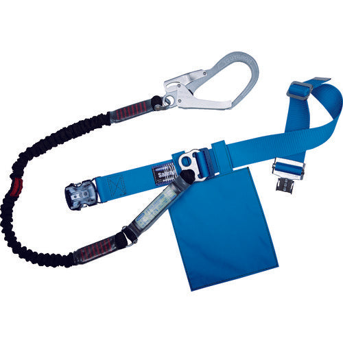 TSUYORON 몸통 벨트형 추락 제지용 기구(신축 타입) 노빌론(BK) 파랑 M사이즈:1200MM 원터치 버클 TB-NV-OT593-BL4-BK-M-BP