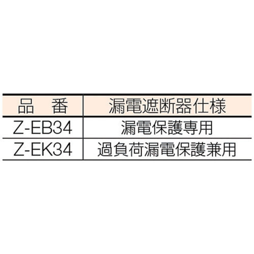 ＮＩＣＨＩＤＯ　電工ドラム　マジックリール　過負荷漏電保護兼用ブレーカ付　３０ｍ　Z-EK34　1 台