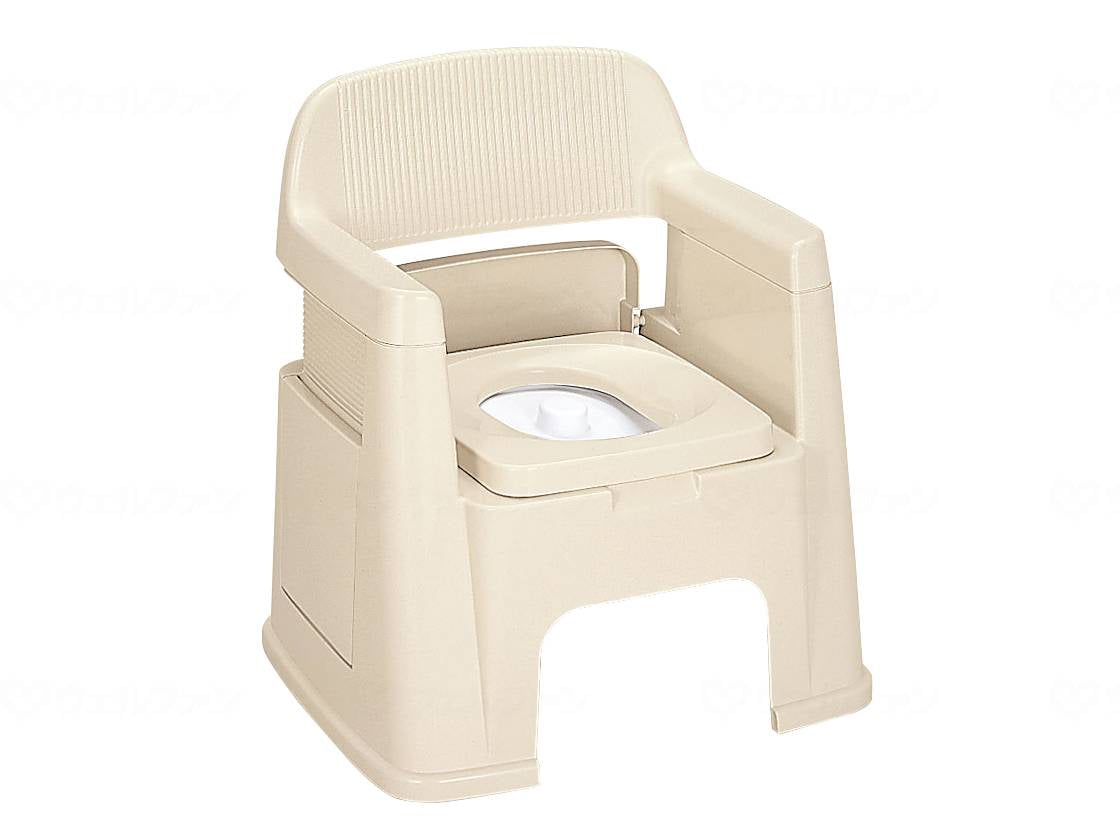 Shinki Synthetic Portable Toilet with Backrest