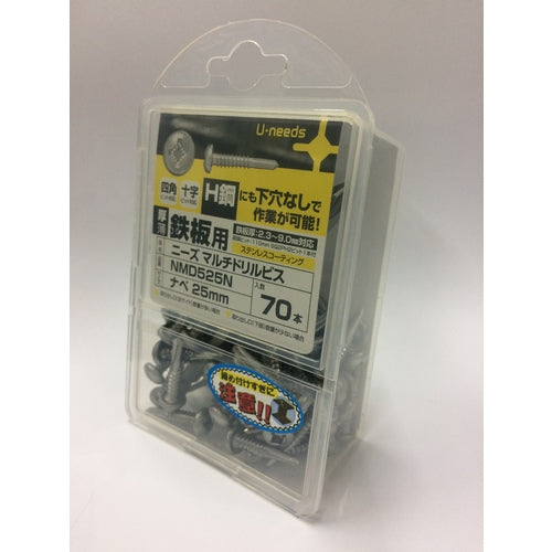 ＤＡＩＤОＨＡＮＴ　セルフドリルねじ　ニーズマルチドリルビス　鉄・ステンコート　５ｘ２５　鍋頭　ＮＭＤ５２５Ｎ　45857041　1 PK
