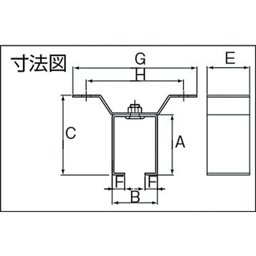 ＤＡＩＫＥＮ　２号ステンレスドアハンガー用天井受一連　2S-OB　1 個