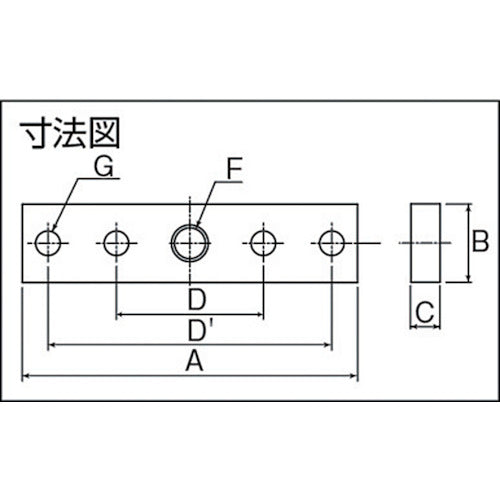 ＤＡＩＫＥＮ　２号ステンレスドアハンガー用プレート　2S-PL　1 個