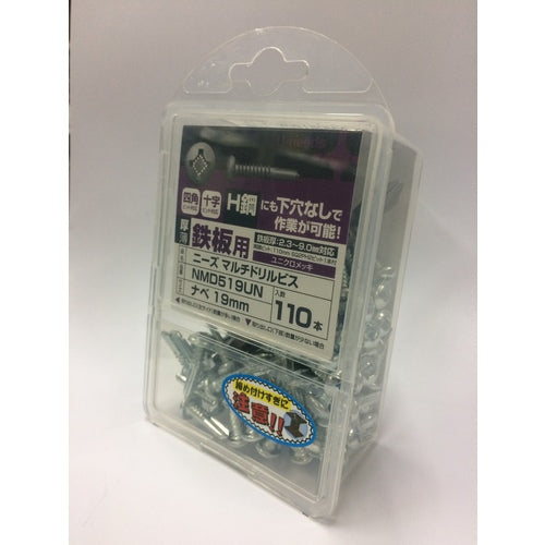 ＤＡＩＤОＨＡＮＴ　セルフドリルねじ　ニーズマルチドリルビス　鉄・ユニクロ　５ｘ１９　鍋頭　ＮＭＤ５１９ＵＮ　45857050　1 PK