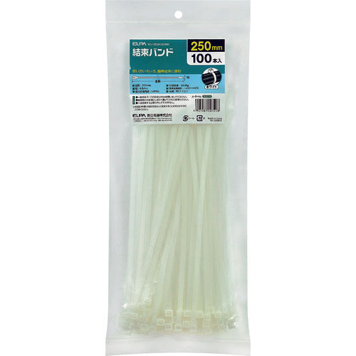 ＥＬＰＡ　結束バンド　２５０ＭＭ　KBF-N250100(WH)　1 袋