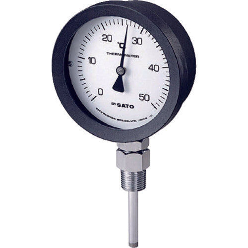 Sato Bimetal Thermometer BM-S-100P 0-50℃ 50L (2085-0 BM-S-100P-1 1 unit