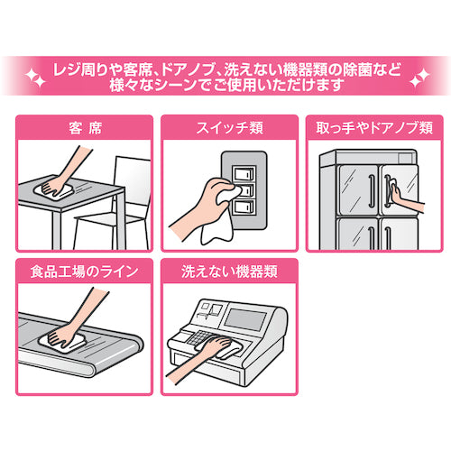 Saraya Alcohol Disinfectant Wipes, Pack of 60, 42446, 1 PK