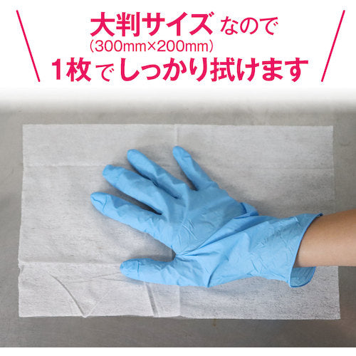 Saraya Alcohol Disinfectant Wipes, Pack of 60, 42446, 1 PK