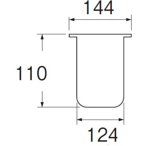 SANEI sink drain plug basket H650F-S 1 piece