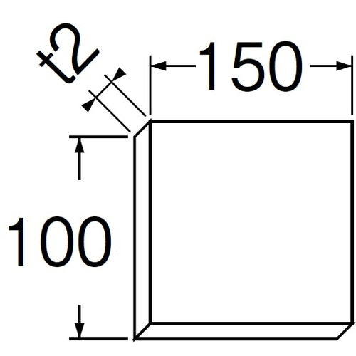 SANEI Rubber Sheet for Packing PP10-0-L 1 pc