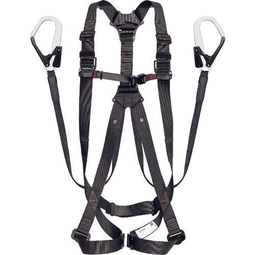 Tajima Harness GS Flat Rope Double L1 Set Black S Size A1GSSFR-WL1BK 1 pc