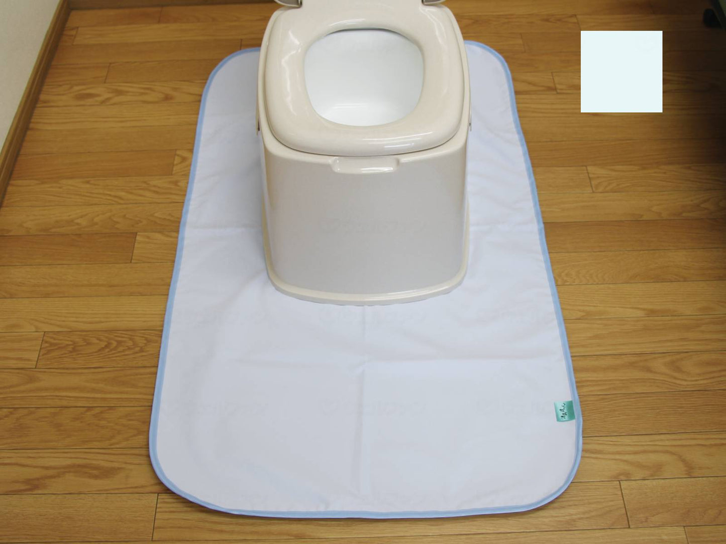 トクナガ消臭達人 簡易ﾄｲﾚ防水ﾏｯﾄ ﾌﾞﾙｰ