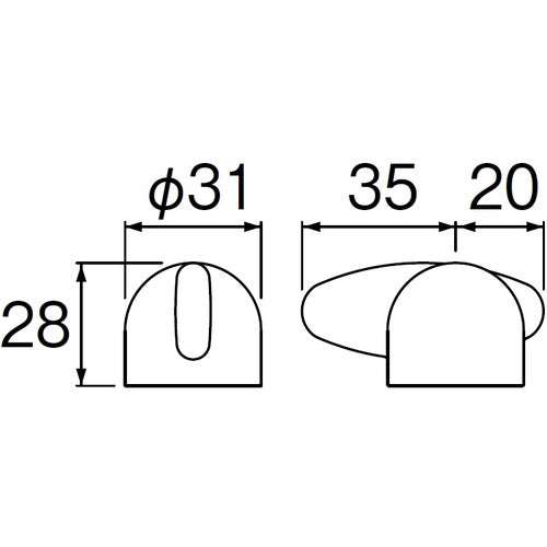 ＳＡＮＥＩ　ミニセラハンドル　MR2610F-R　1 個
