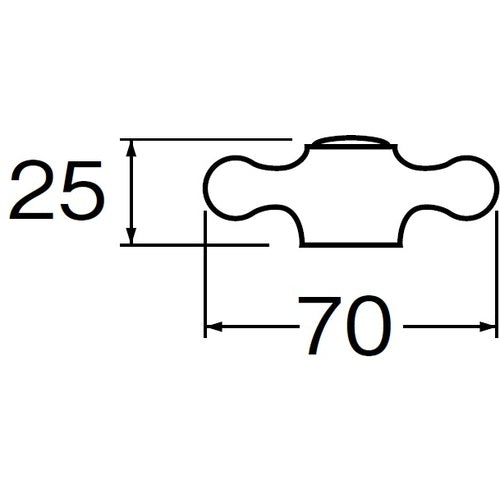 ＳＡＮＥＩ　クロスハンドル　PR211F　1 個