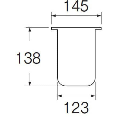 SANEI sink drain plug basket H650F-L 1 piece