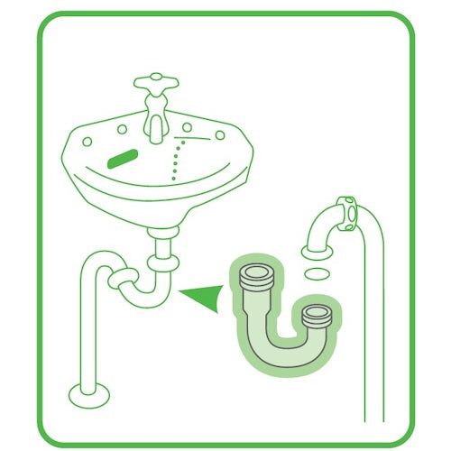 SANEI 트랩용 U관 PH70-67-32 1개