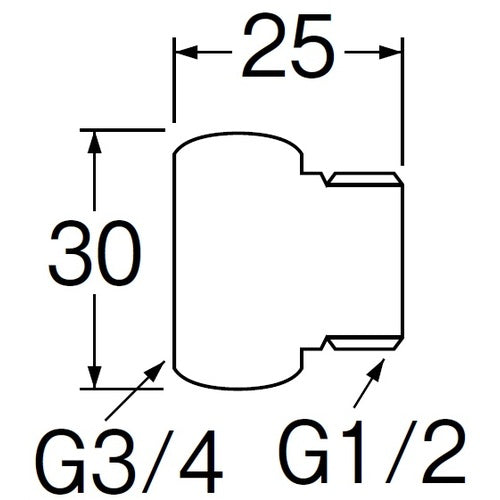 ＳＡＮＥＩ　２０×１３アダプター　PT25-5　1 個