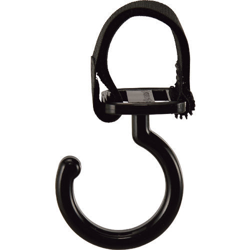 Green Cross Plastic Hook for Pipes (Fixed Hook Type) Black KF-2BK Load Capacity 3kg Removable Hook and Loop Fastener 309054 1 pc