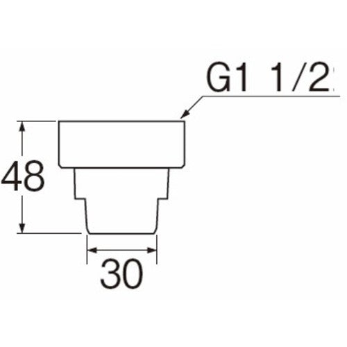 ＳＡＮＥＩ　排水ホースユニオンナット　PH62-88S-40　1 個