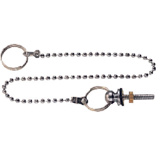 ＳＡＮＥＩ　洗面用ゴム栓クサリ　PU20-48X-3　1 個