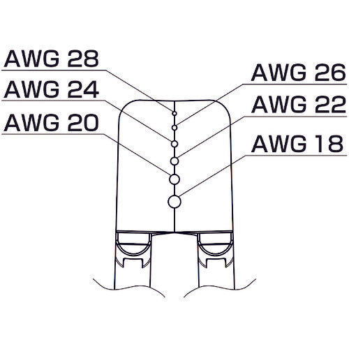 白光　ブレード　１８−２８ＡＷＧ　G4-1602　1 個