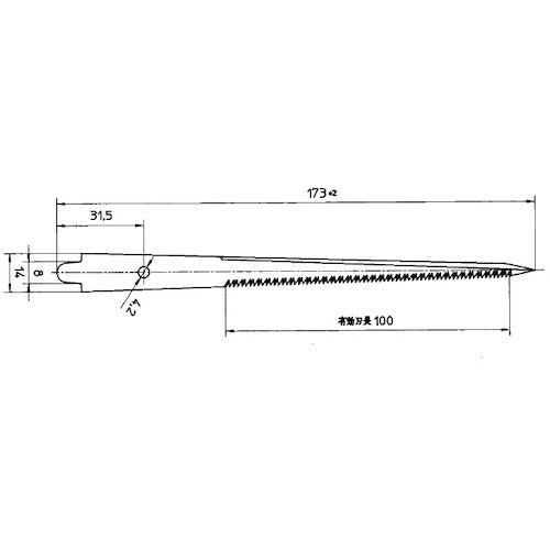 ＳＡＮＥＩ　引回しワールドソー替刃　R394F　1 PK