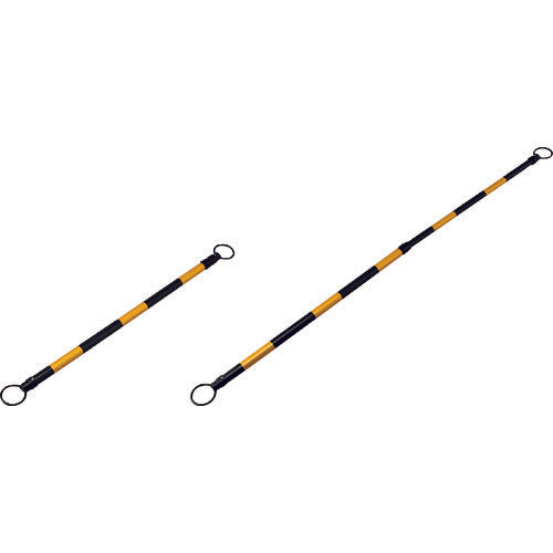 녹십자 호랑이 무늬 콘바(신축 타입) 황 반사/흑 슬라이드 바 TR 40.5(35)mmΦ×1.3~2m