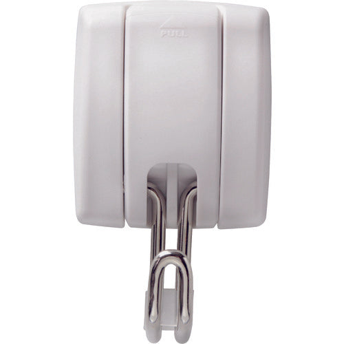 Green Cross Easy-to-attach Magnetic Hook, White, Load Capacity: 7kg, MG-949W, 91 x 54mm, ABS Resin, Blister Pack, 313022, 1 pc