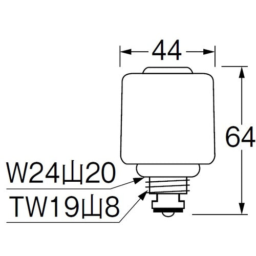 ＳＡＮＥＩ　給水栓上部　PR19AK-13　1 個