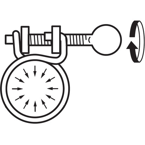 SANEI Thumb Screw Wire Band D21-40 1 pc