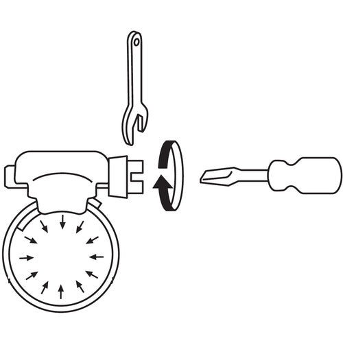 ＳＡＮＥＩ　ステンレス自在バンド　D10-HS20　1 個