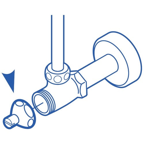 ＳＡＮＥＩ　Ｄ式止水栓上部　PR10D-13　1 個