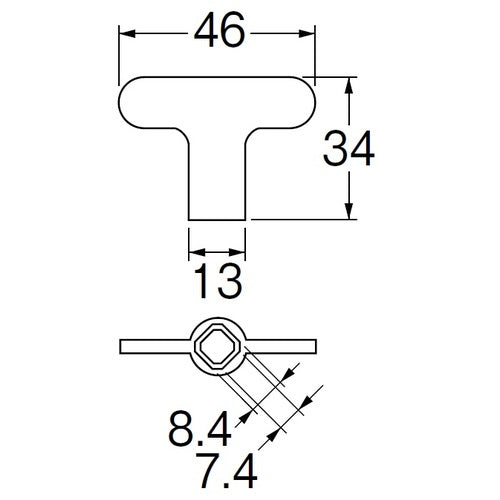 ＳＡＮＥＩ　共用水栓カギ　R32　1 個