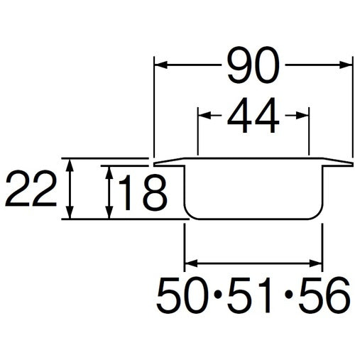 SANEI washing machine drain H560-50 1 piece
