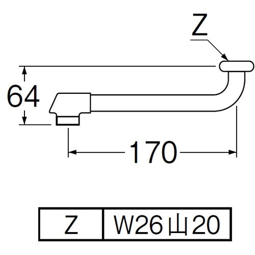 ＳＡＮＥＩ　水栓パイプ　断熱自在パイプ　PA10JD-60X-16　1 個