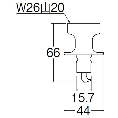 ＳＡＮＥＩ　洗濯機用ニップル　PT-3350　1 個