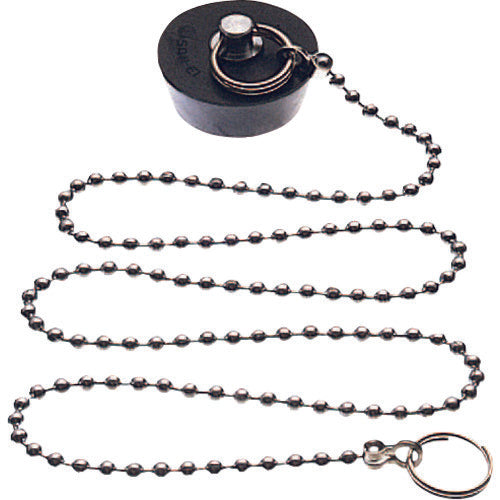 SANEI Bath Rubber Stopper with Chain PH29-40 1 pc