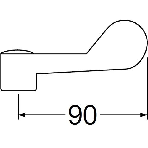 ＳＡＮＥＩ　スイングレバー（アーバンピンク　PR233F-L-UP　1 個