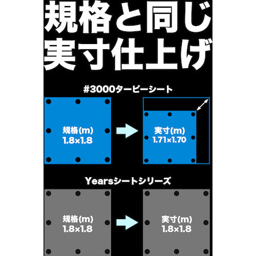 萩原　【売切廃番】　ターピー　１年シート　３．６ｍ×５．４ｍ　1NST-3654　1 枚