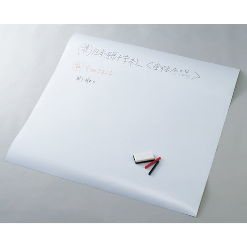 緑十字　ホワイトボード用粘着シート　ＷＳ−１　１０００×１０００ｍｍ　ポリエステル【単位：枚】　327120　1 枚