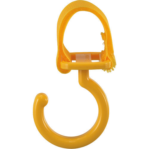 Green Cross Plastic Hook for Pipes (Fixed Hook Type) Yellow KF-2Y Load Capacity 3kg Removable Hook and Loop Fastener 309053 1 pc