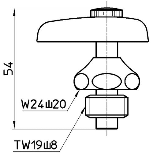 ＳＡＮＥＩ　給水栓上部　PR10A-13L　1 個