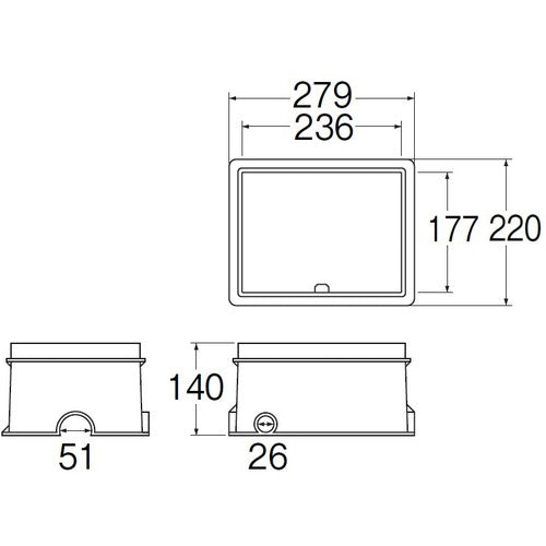 SANEI 워터 마개 박스 R81-8-D 1 개